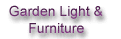 garden light and furniture